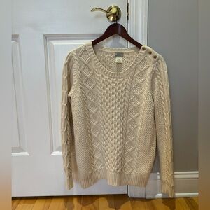 Women’s L L Bean cotton knit sweater